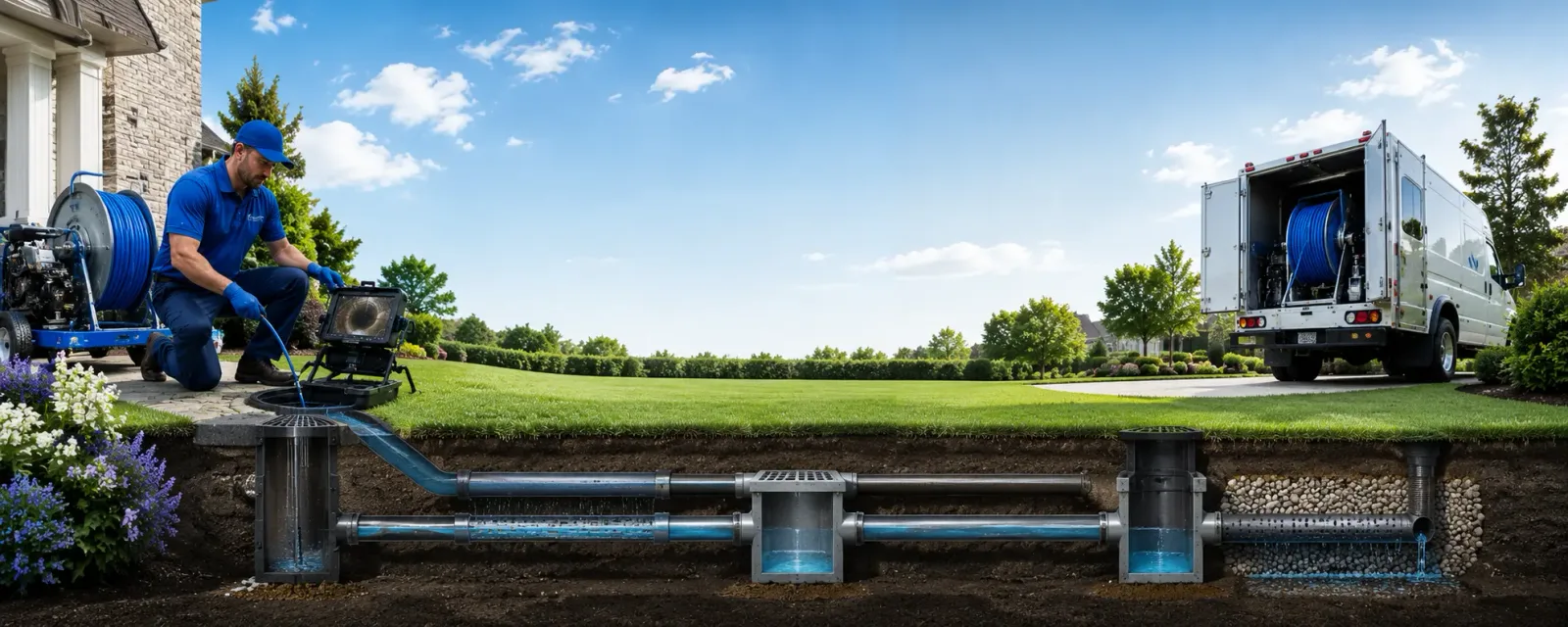 Outdoor drain cleaning information for Sellersville, PA